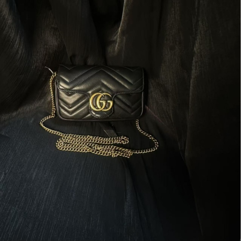 95新 GUCCI/古驰 乱乱子中古/女士/单肩包/105758