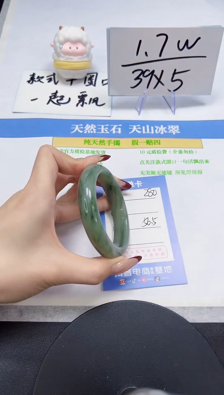 【闪购商品】石英质玉手镯未镶嵌A280-56.5