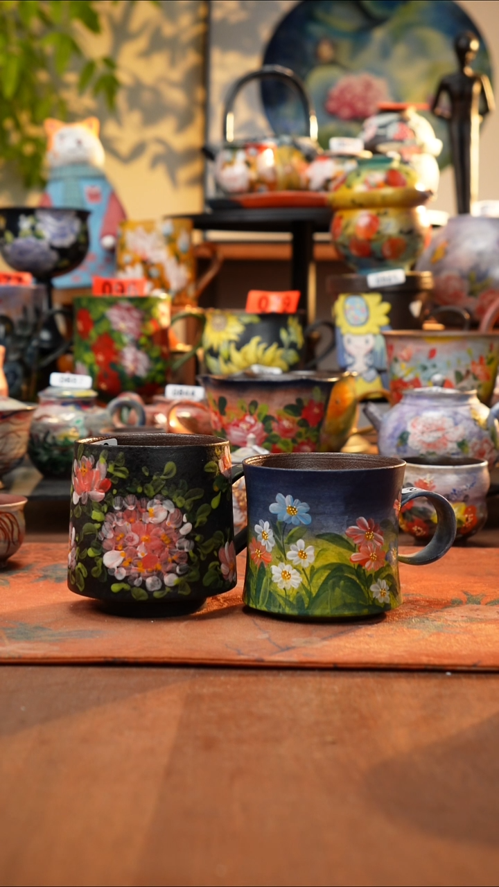 瓷片兔****4景德镇手工手绘942