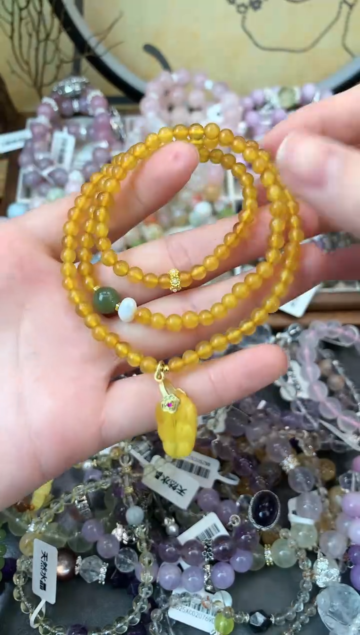 【闪购商品】蜜蜡手链未镶嵌146手串