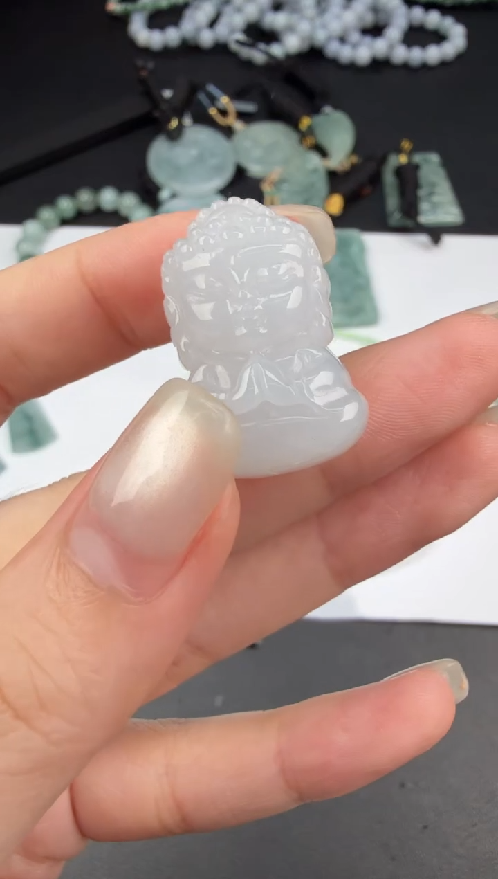 吊坠(不含链)未镶嵌翡翠翡翠饰品-124