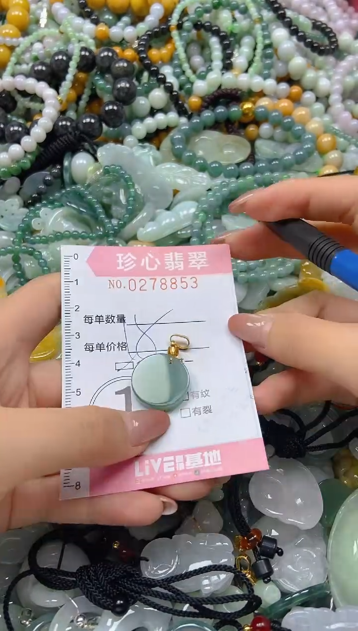 翡翠未镶嵌颈饰闪购0278853多样性发其一