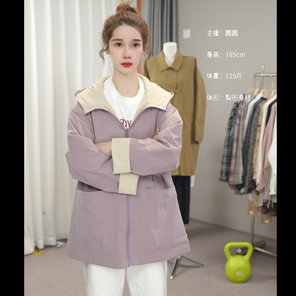 【圆圆家】2025百搭休闲大码春秋季大码女装休闲外套