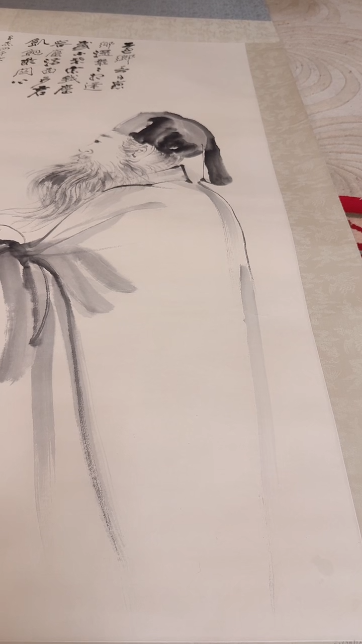 用****812-14-23张老师8平尺国画轴作品