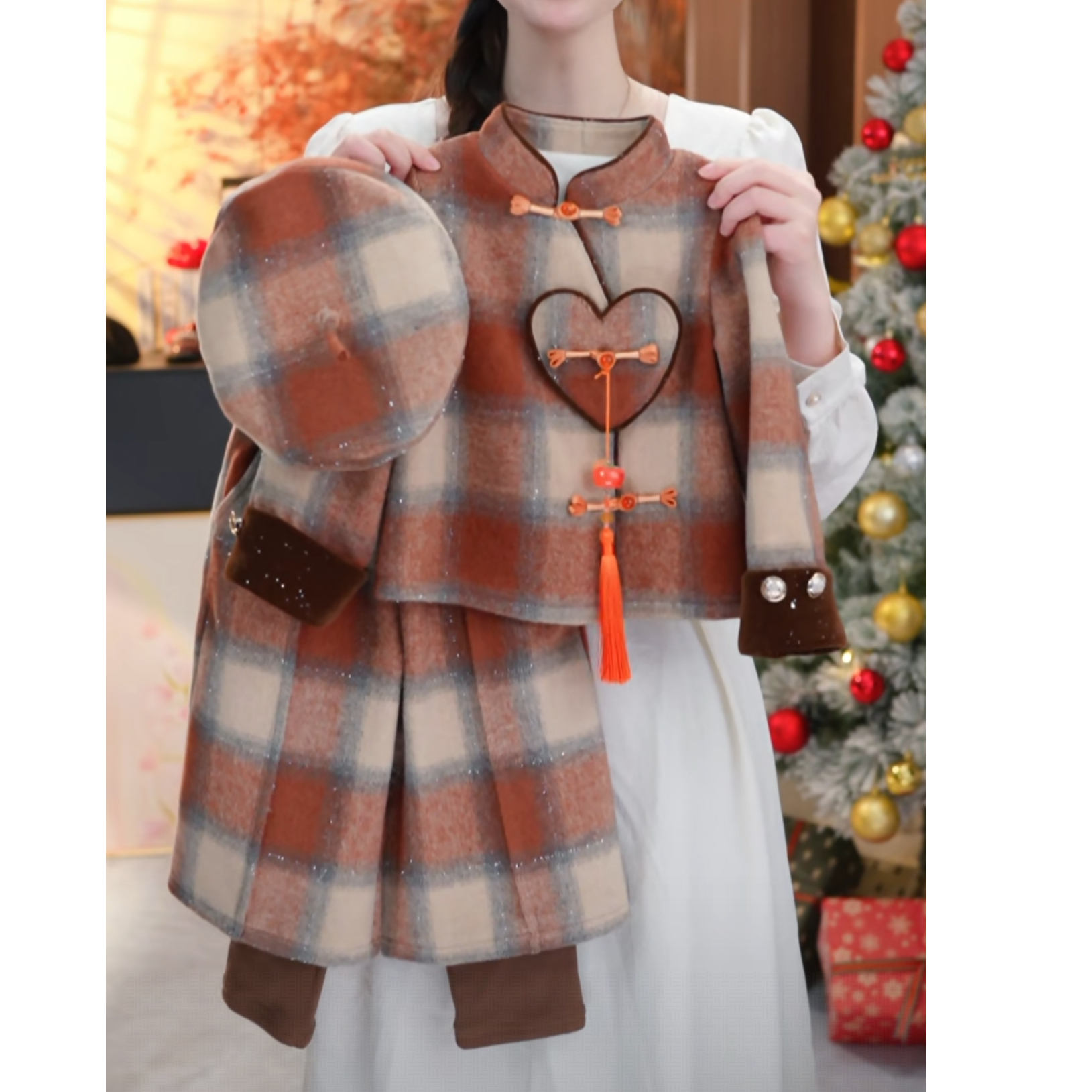 Y2【悦禾】女童新款秋冬韩版百搭洋气加厚童装衣套装60200