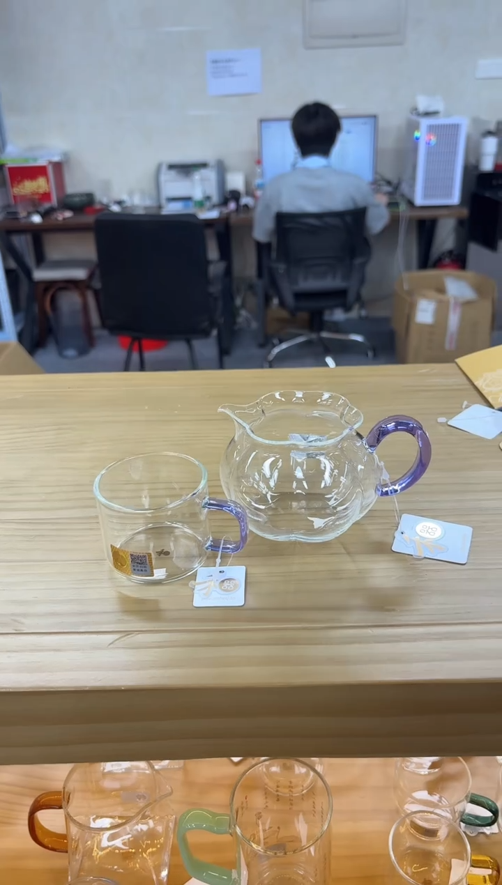 禾器纳福茶海浅紫色+禾器清尚杯一个装