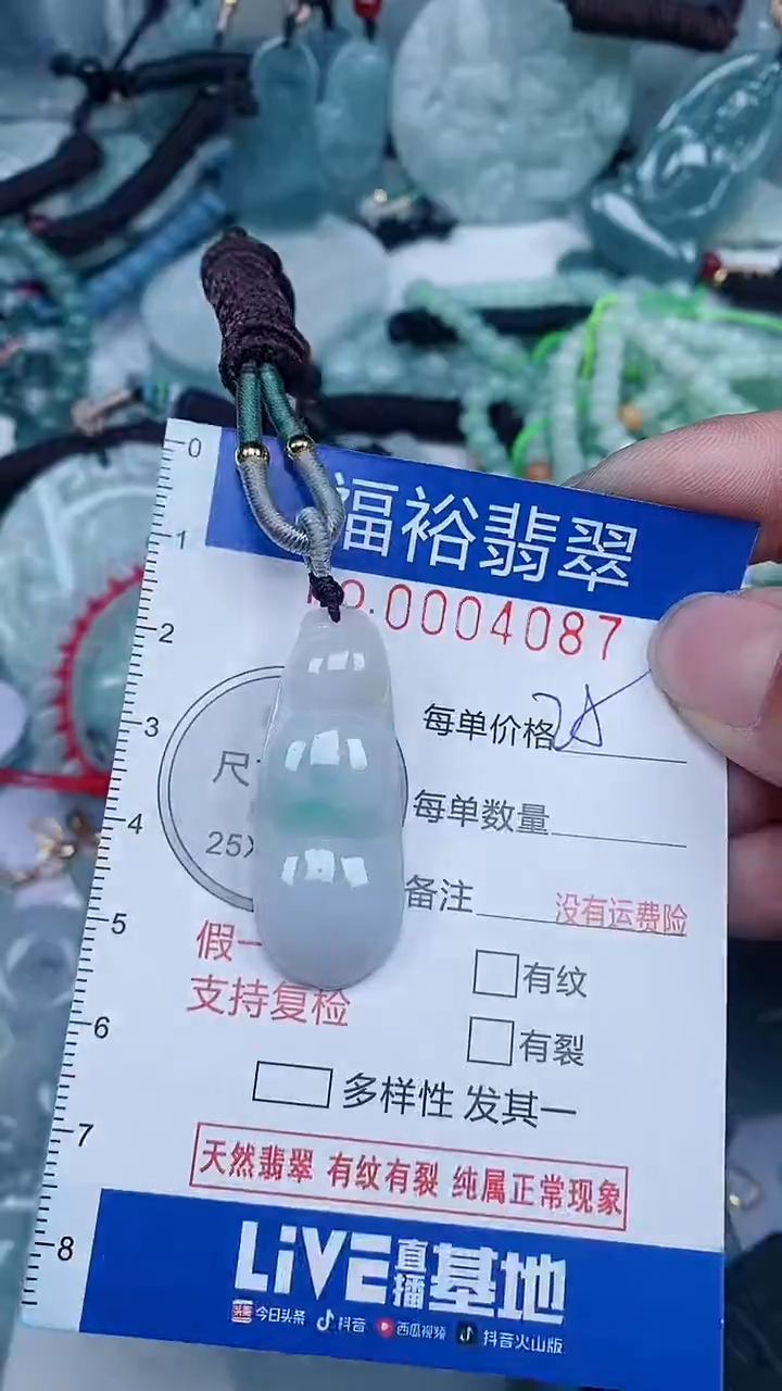 【闪购商品】翡翠颈饰未镶嵌...0004087