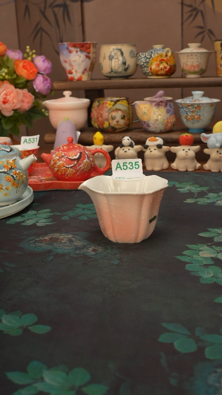 壹心  仙女粉玫瑰公道杯535