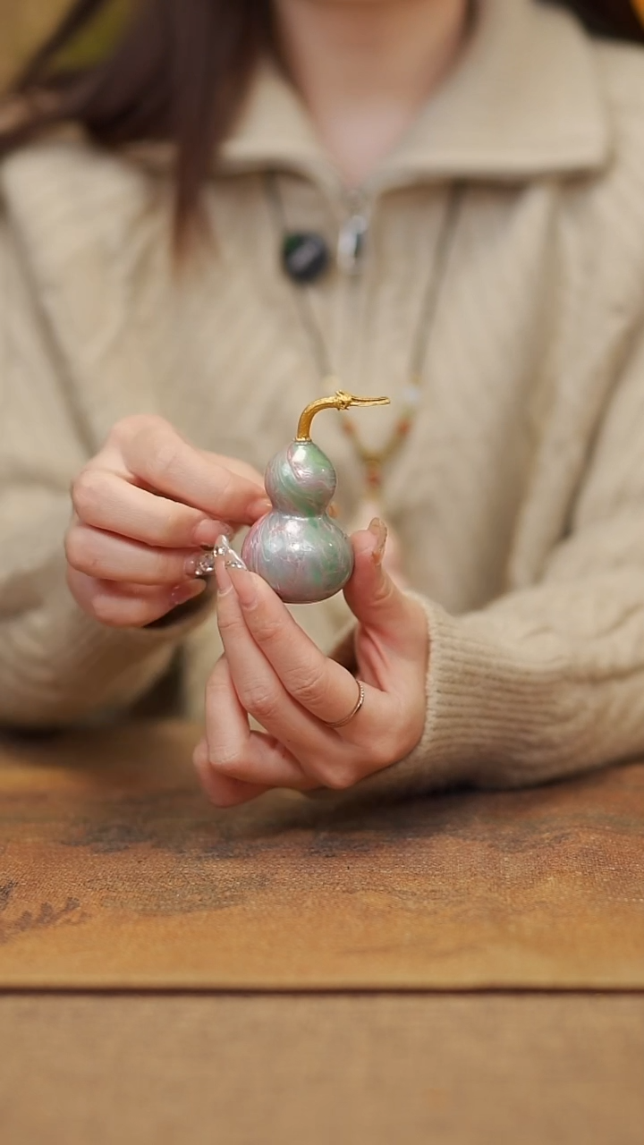 【闪购商品】377宴禾堂大漆脖挂葫芦68