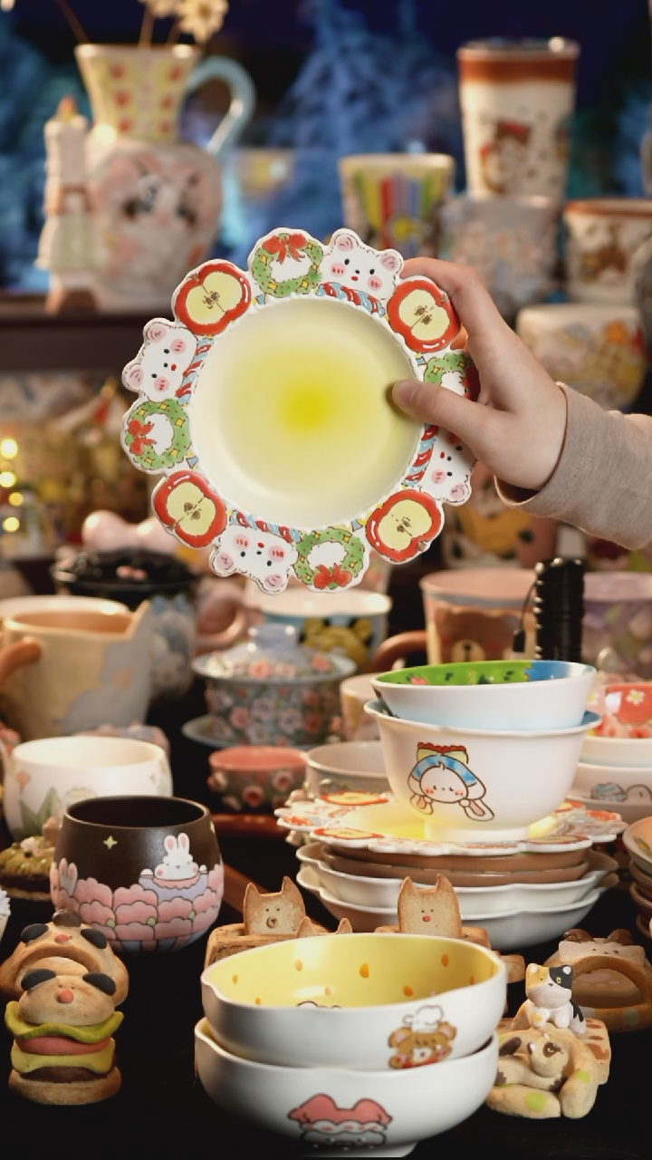 其他陶景德镇釉下彩手绘设计师款陶瓷