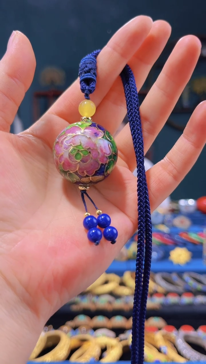 【闪购商品】非遗绝技 景泰蓝3.0项链 宝蓝