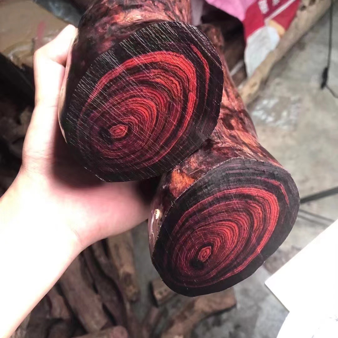 海南黄花梨水波瘤疤红绛花梨公