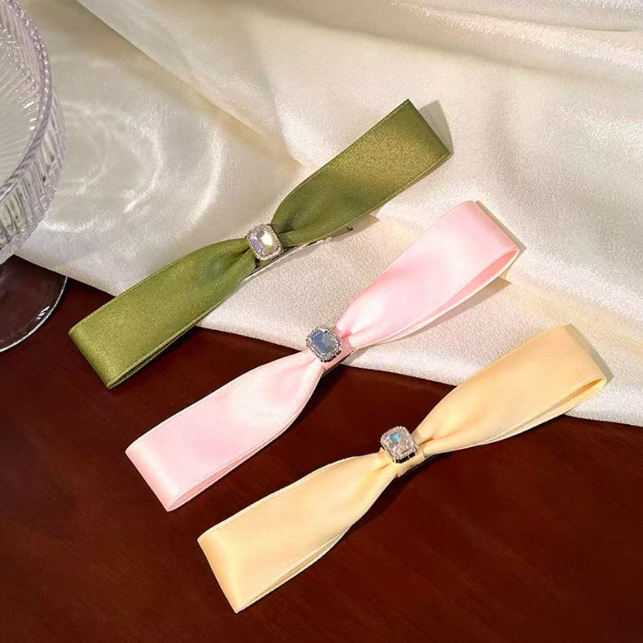 【福袋】柏屋缎面蝴蝶结发夹125295052