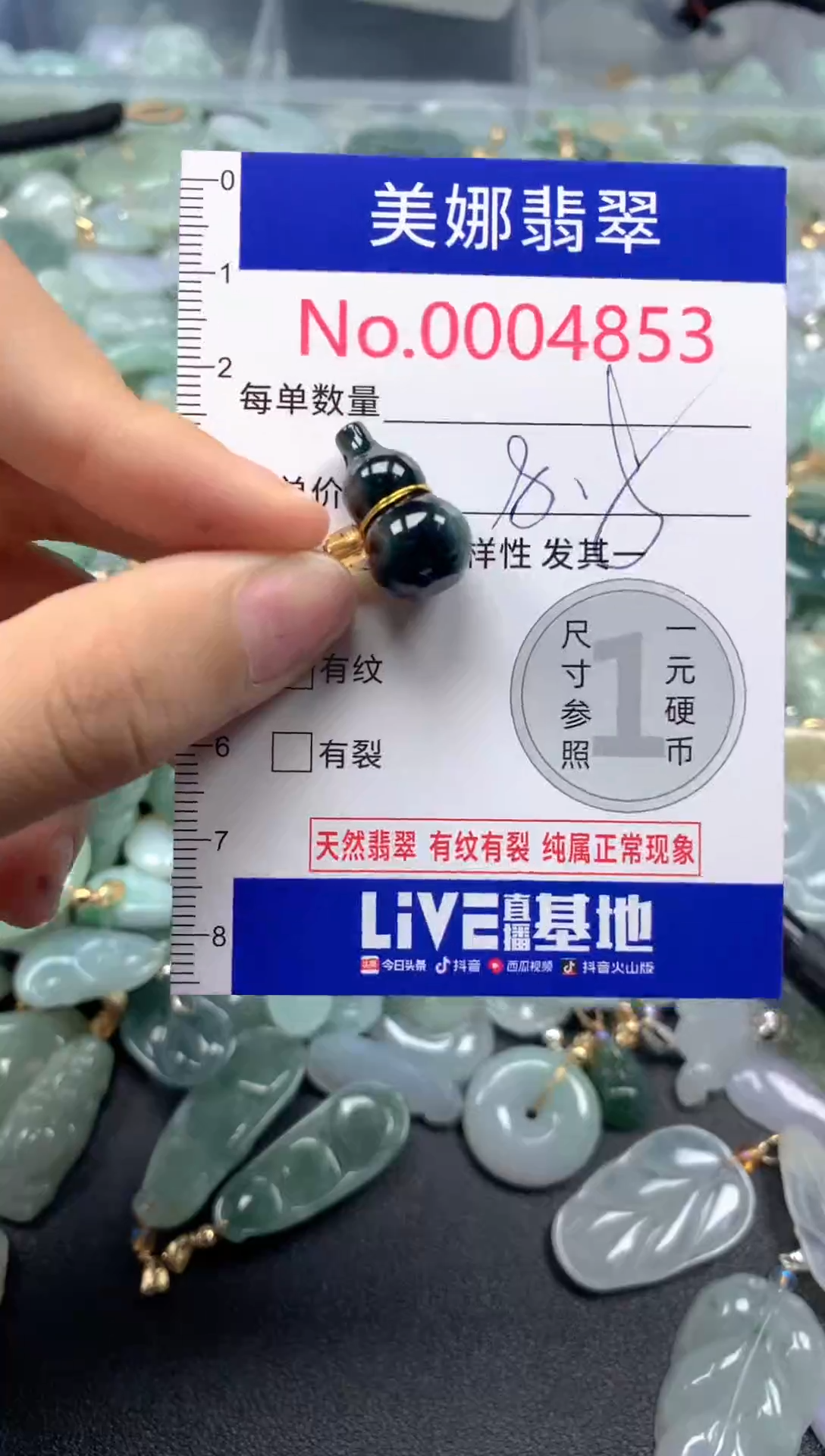 颈饰未镶嵌翡翠4853