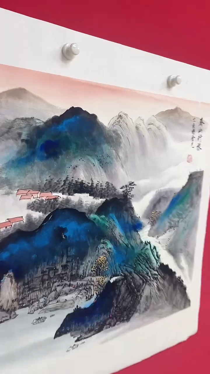 国画杨金光/山水/国画/宣纸