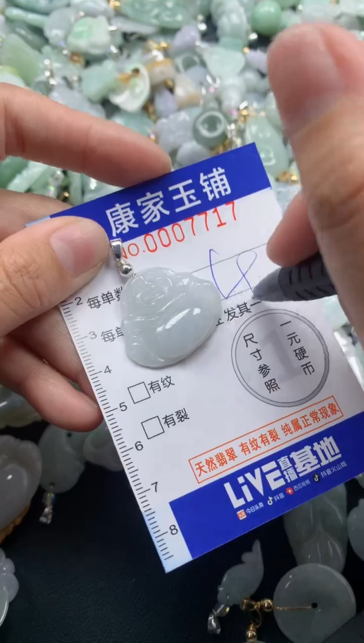颈饰未镶嵌翡翠7717