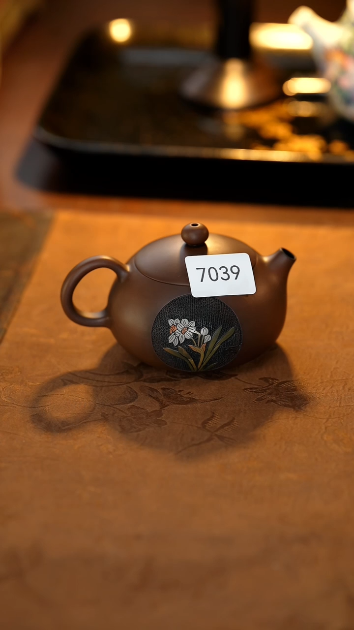 【闪购商品】雲梦茶器紫陶小壶7039