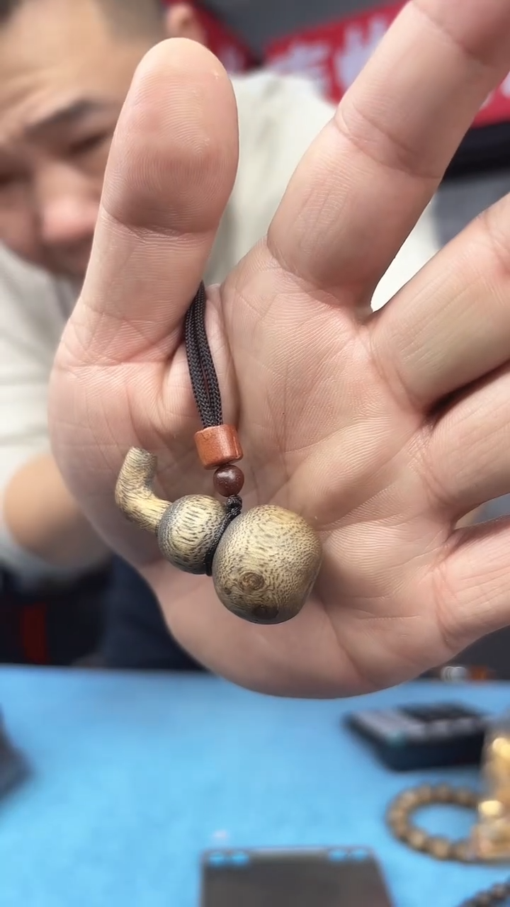 木质海南白棋葫芦吊坠脖挂福利