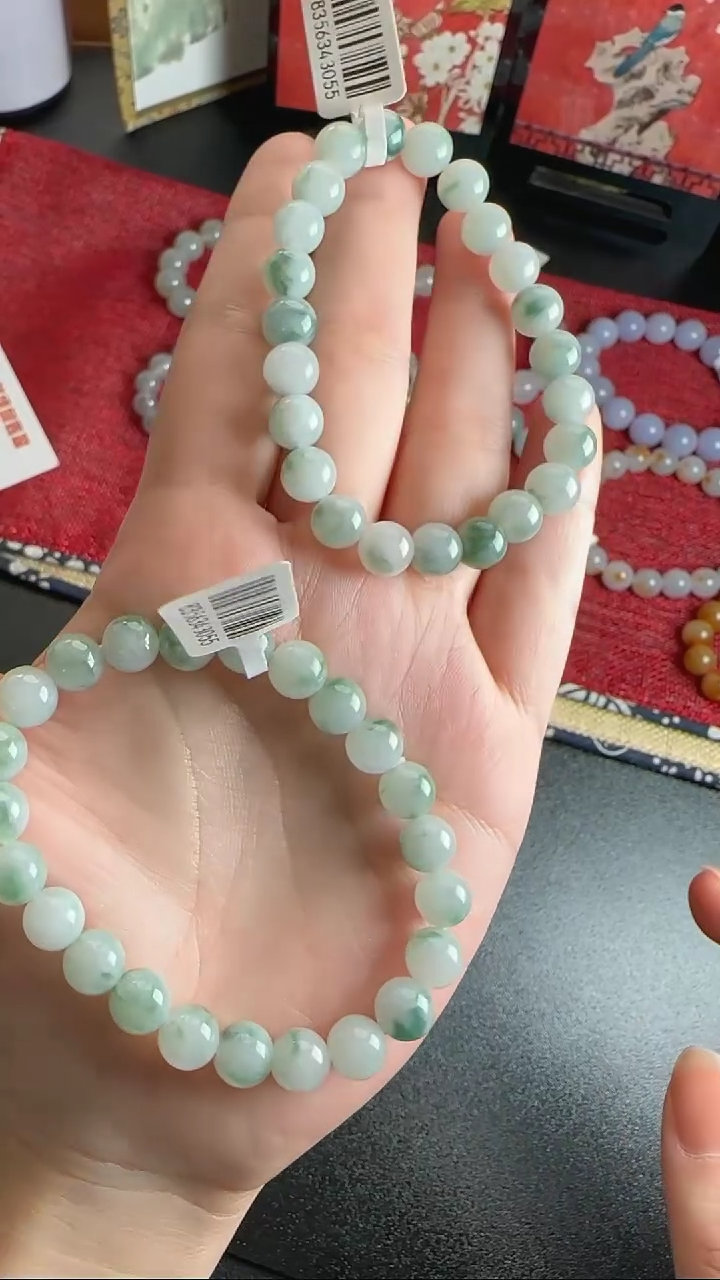 【闪购商品】翡翠手串未镶嵌WY0113036多样性发一