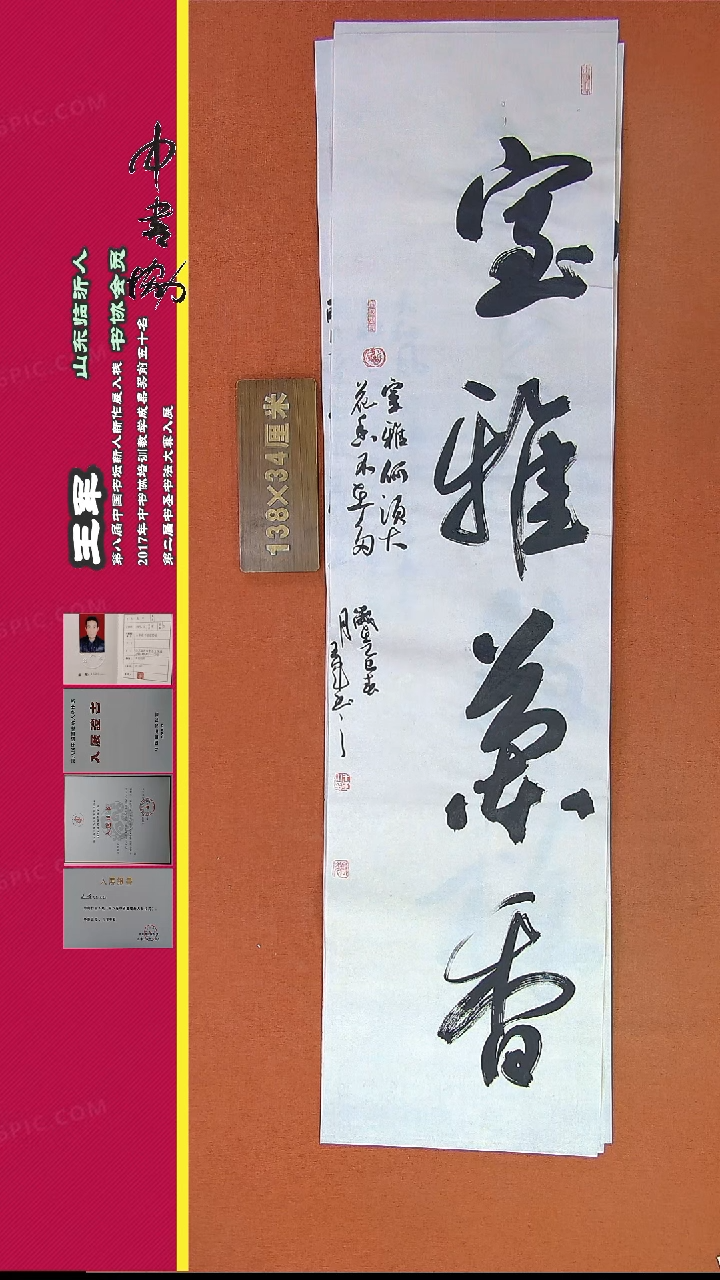 【闪购商品】书法66王军精品书法作品
