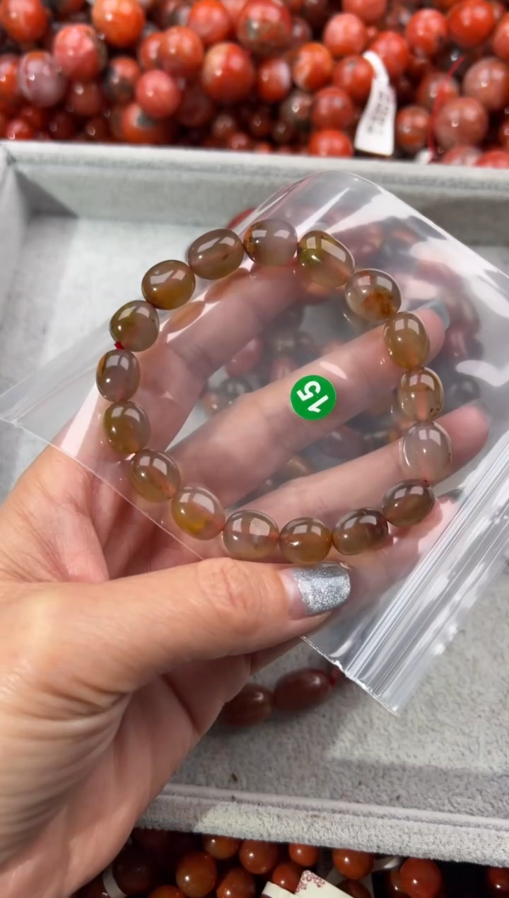 未镶嵌手串南红玛瑙10+