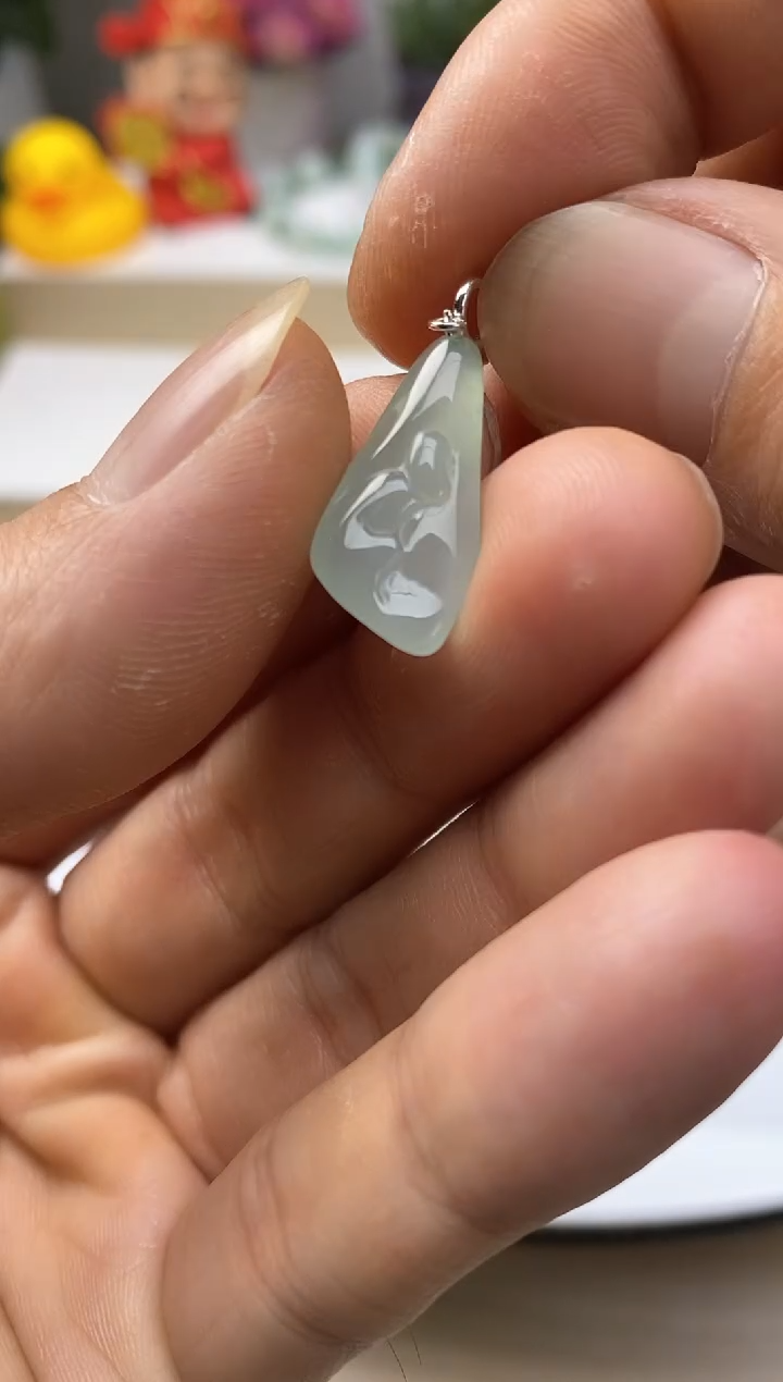 颈饰未镶嵌翡翠41天然缅甸翡翠A货