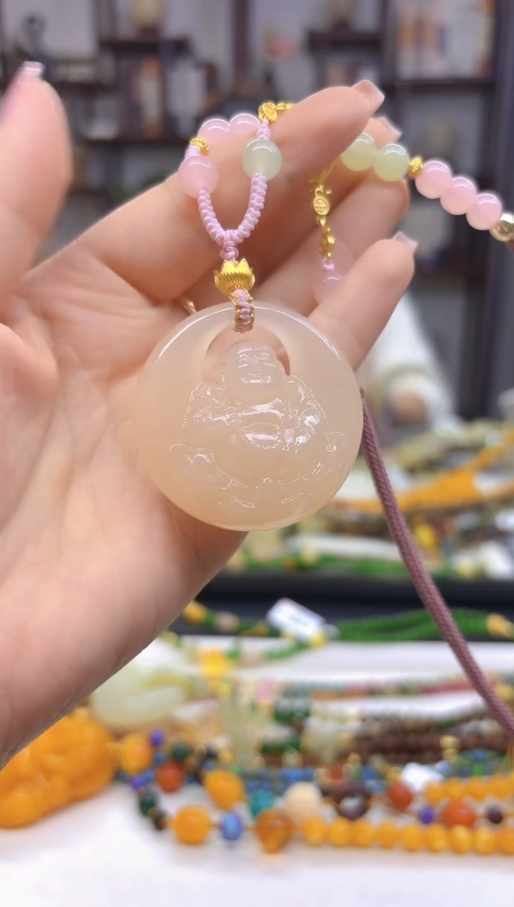 【闪购商品】和田玉毛衣链未镶嵌M502