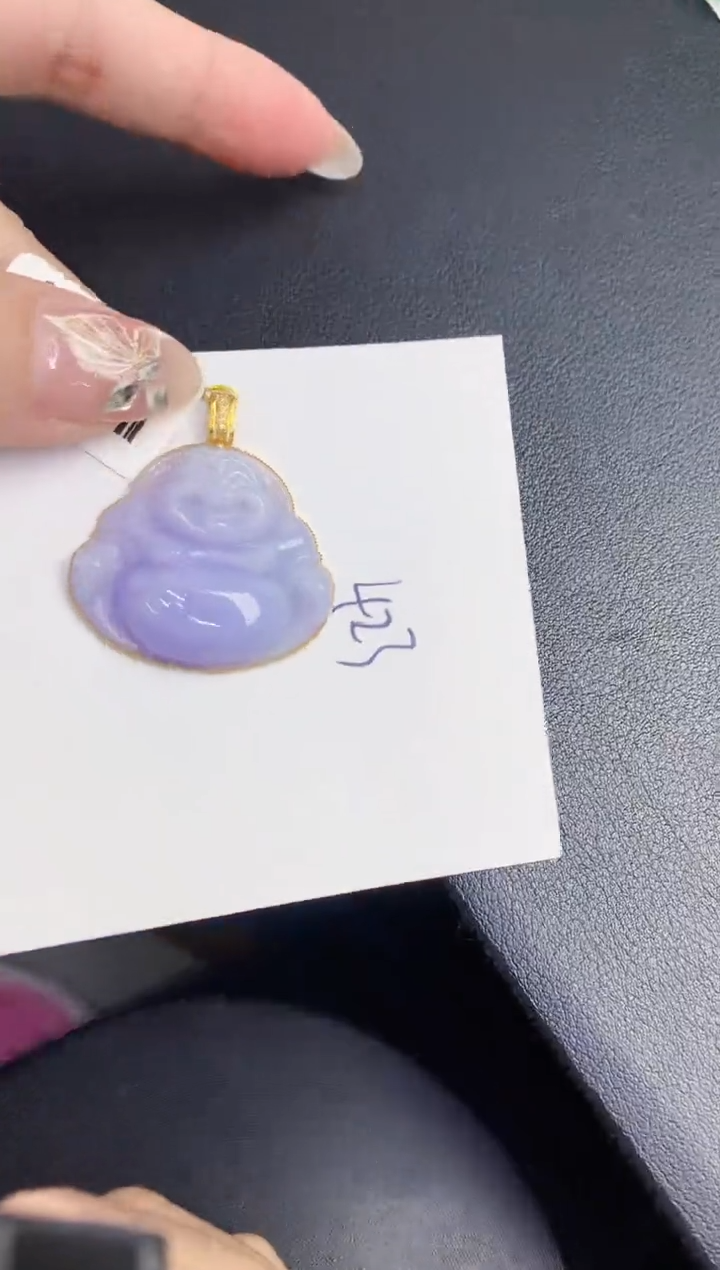 【闪购商品】翡翠颈饰18K金镶嵌0000000000