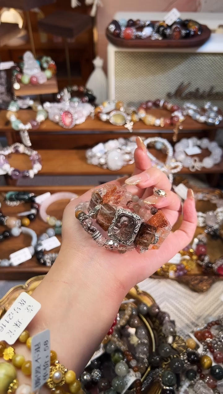 【闪购商品】水晶手串未镶嵌柚子原創水晶