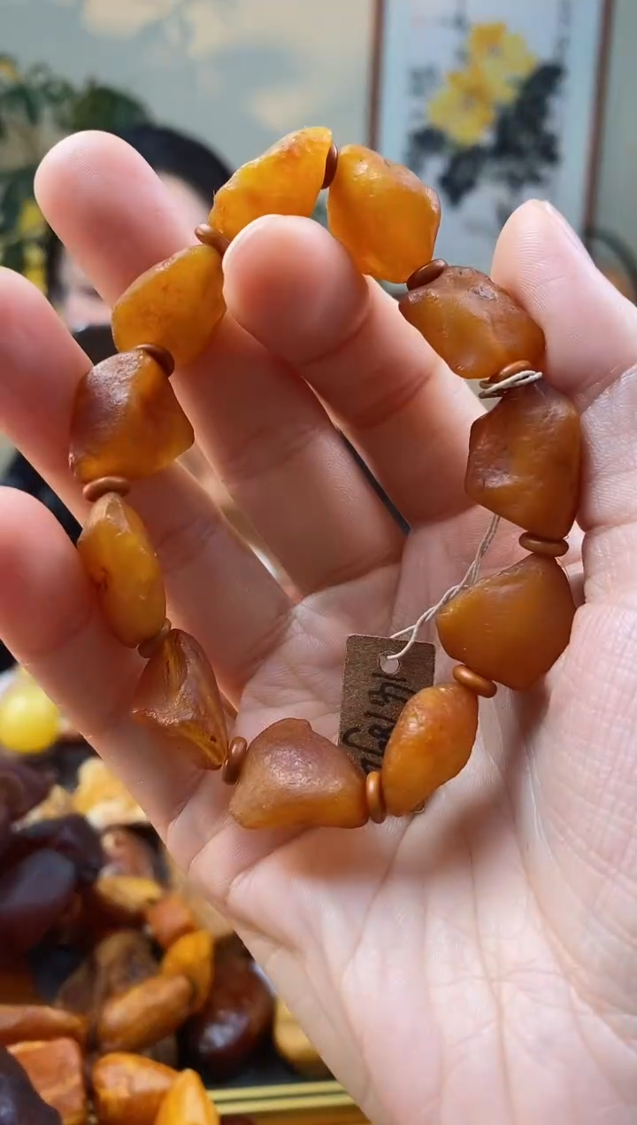 【闪购商品】琥珀手串未镶嵌手串