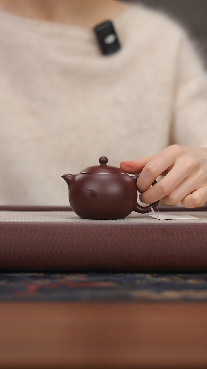 【闪购商品】紫砂茶壶jht紫袍玉砂 剑流西施