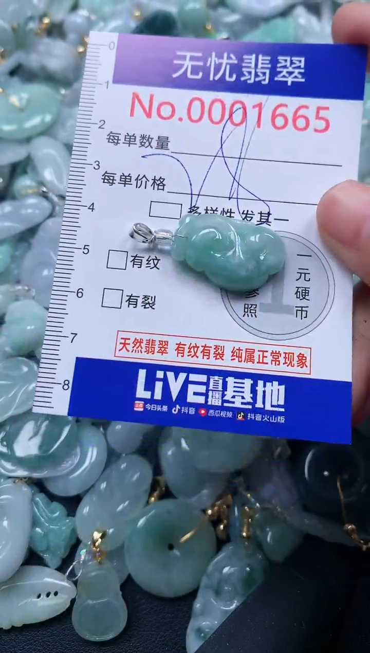 颈饰未镶嵌翡翠1665