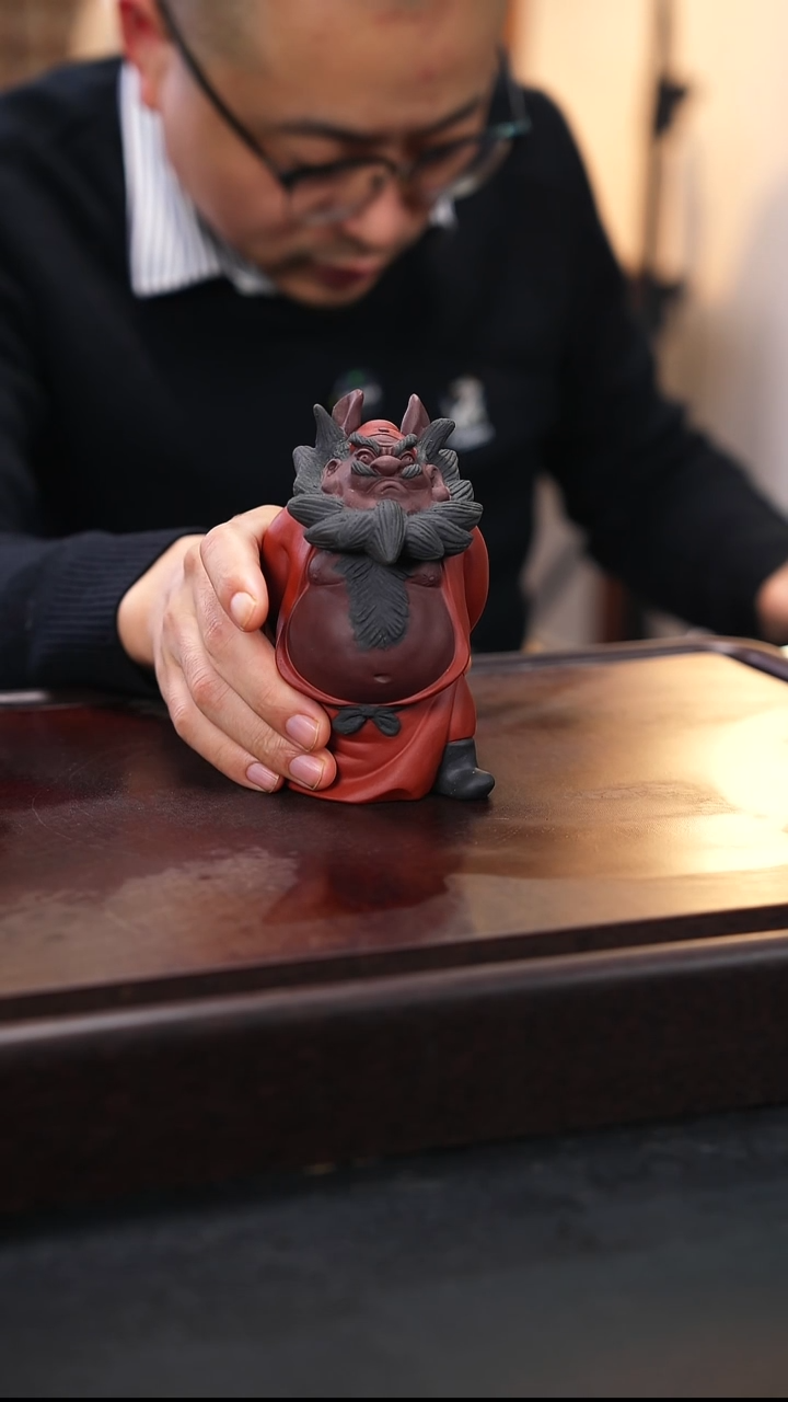 紫砂茶宠紫砂钟馗