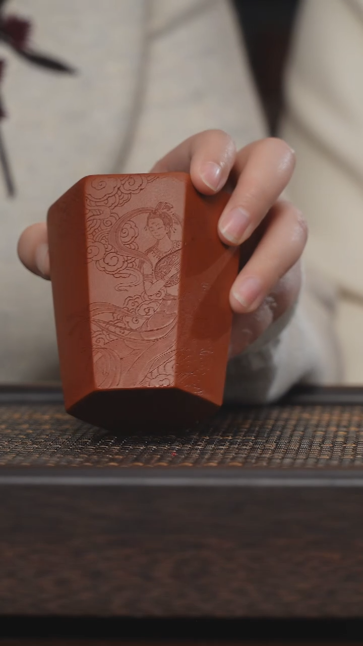 【闪购商品】紫砂茶杯非遗茶器-六方飞天