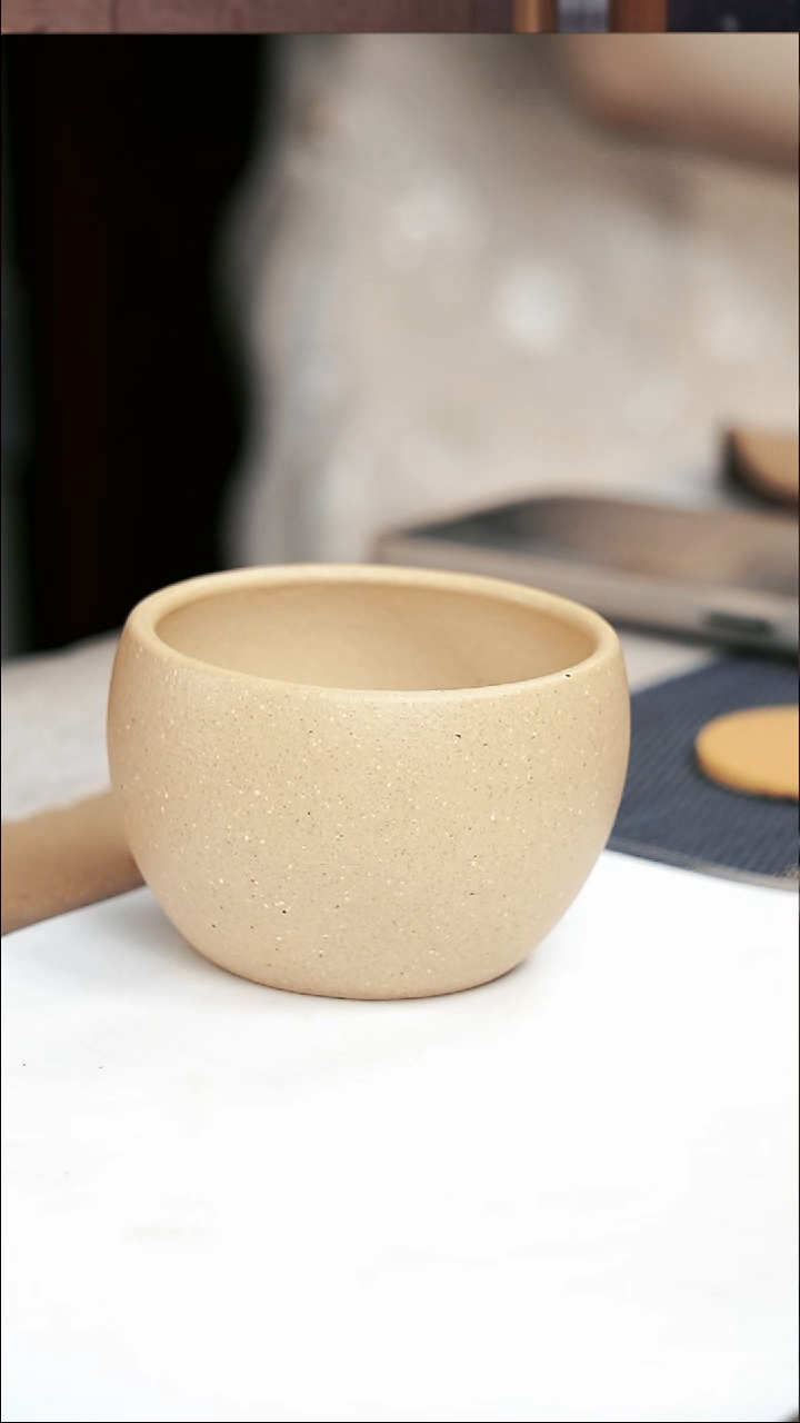 茶壶紫砂猫***?豆青砂钢杯微瑕