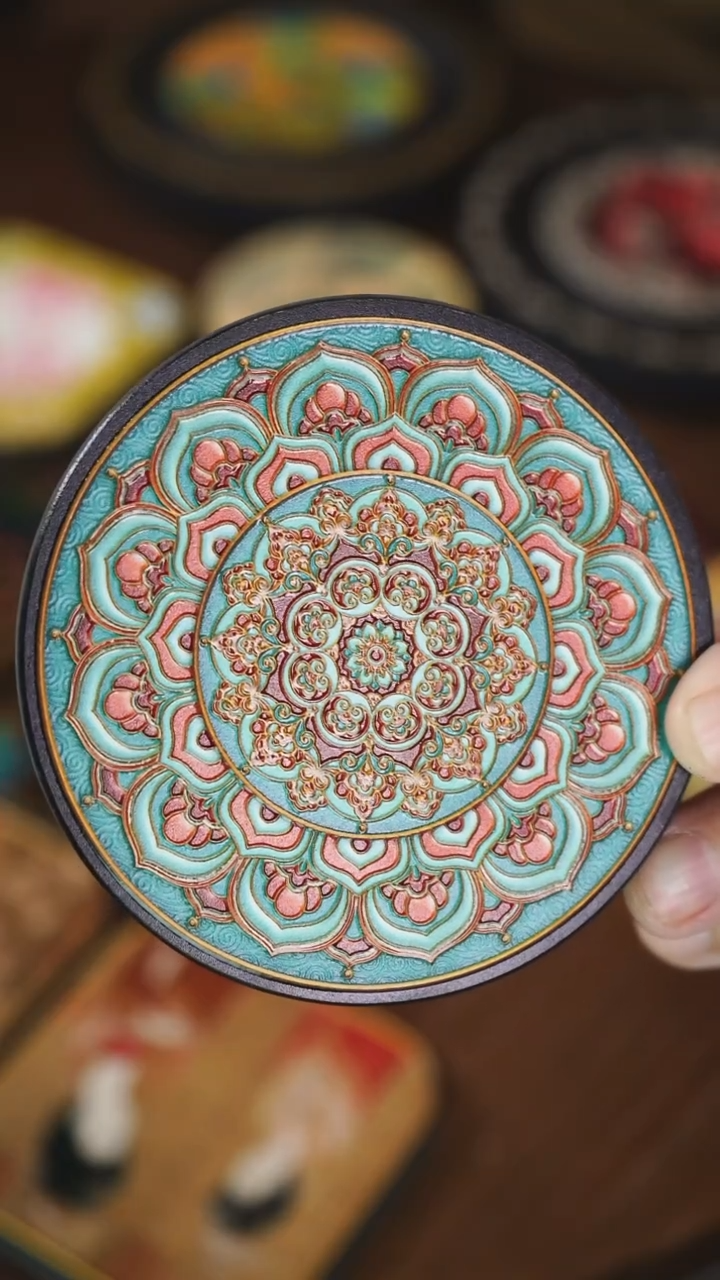 壹藏贰宝盛光杯垫一片