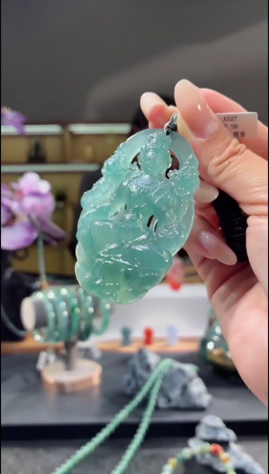 吊坠(不含链)未镶嵌翡翠度母