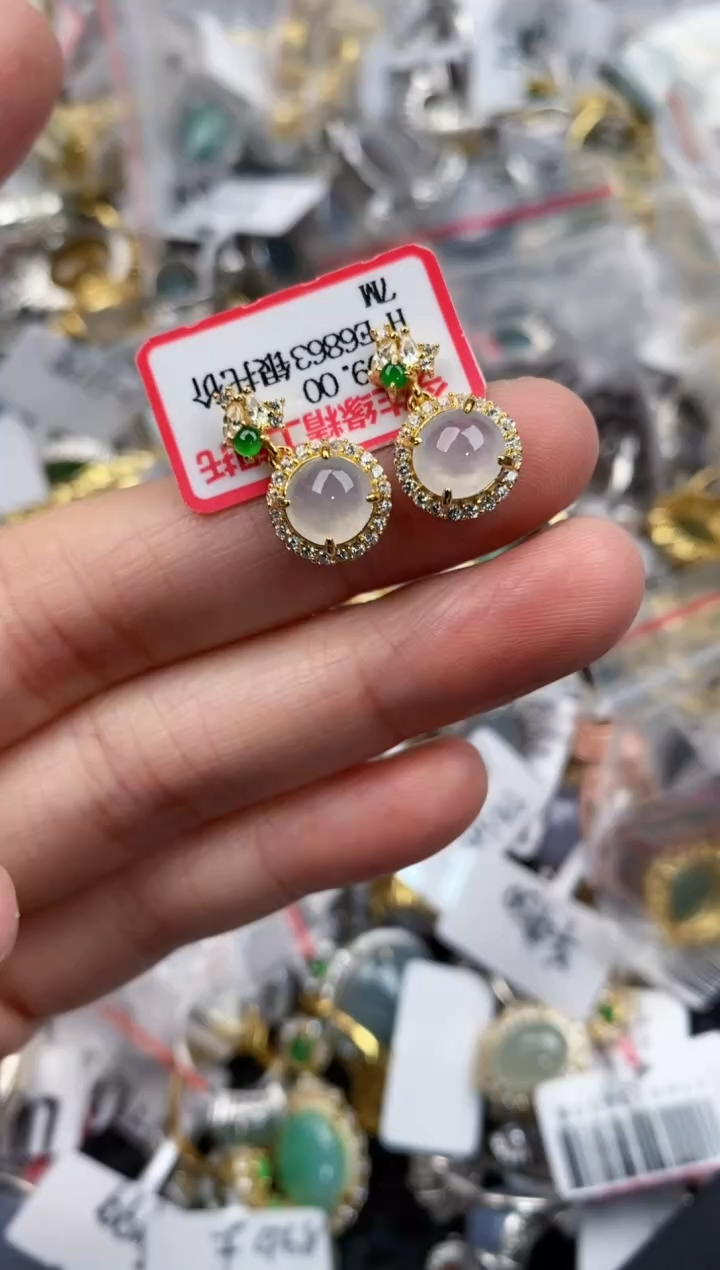 银S925镶嵌戒指翡翠777                10