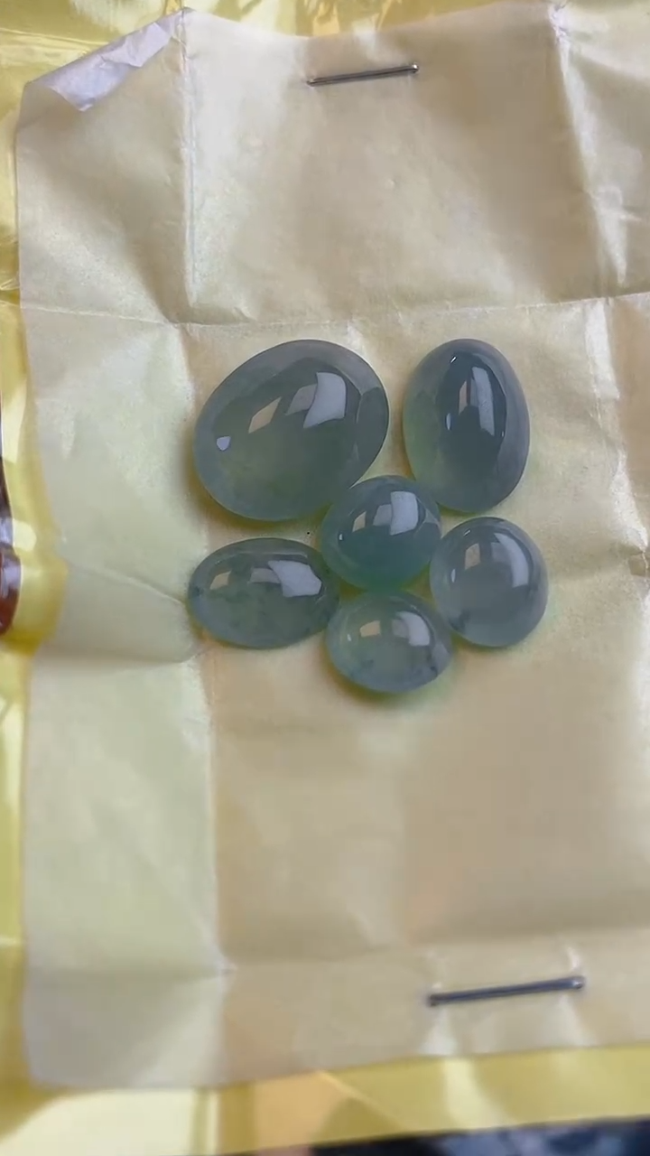 【闪购商品】翡翠耳饰未镶嵌天然A货翡翠85