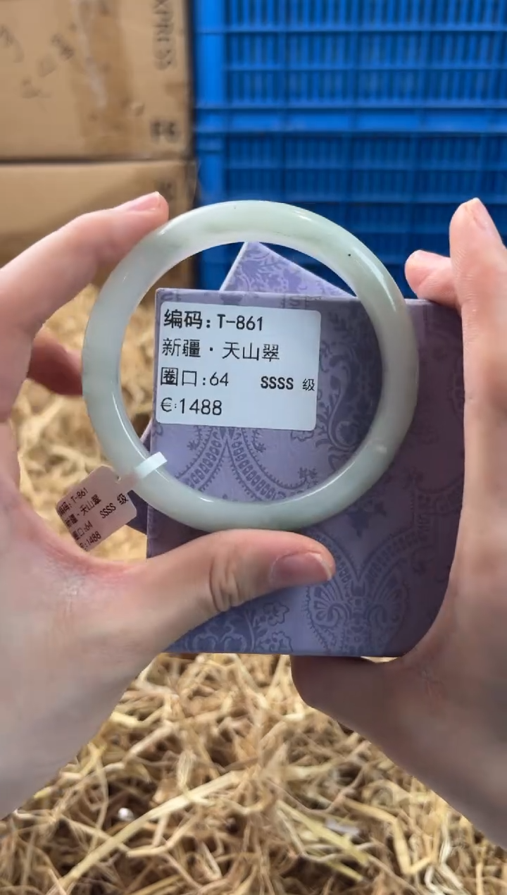 未镶嵌手镯石英质玉T-861