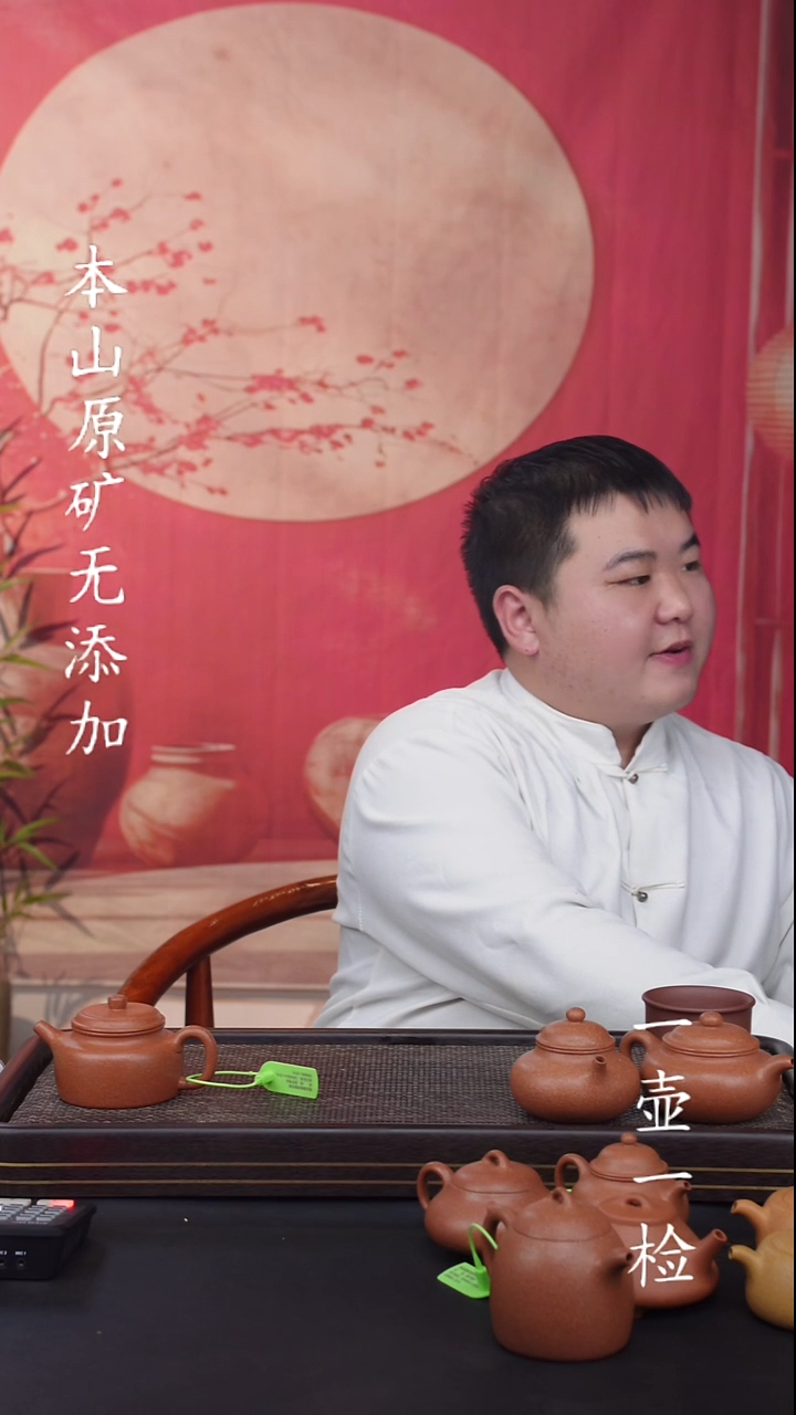 茶壶紫砂宜兴原矿紫砂无添加