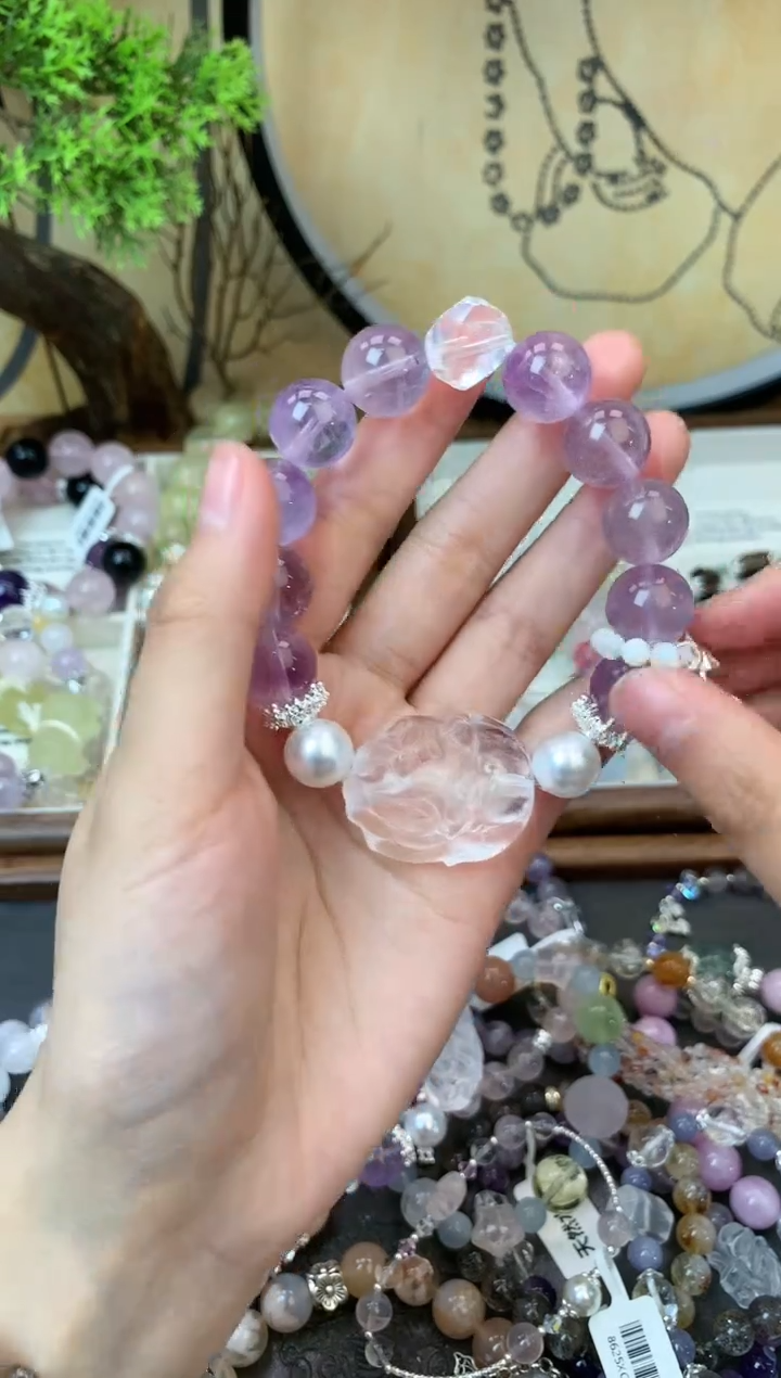 【闪购商品】紫晶手链未镶嵌6008手串