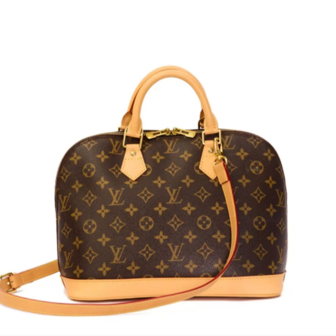 99新 LouisVuitton/路易威登  /老花大号贝壳单肩包/植鞣革换新/E