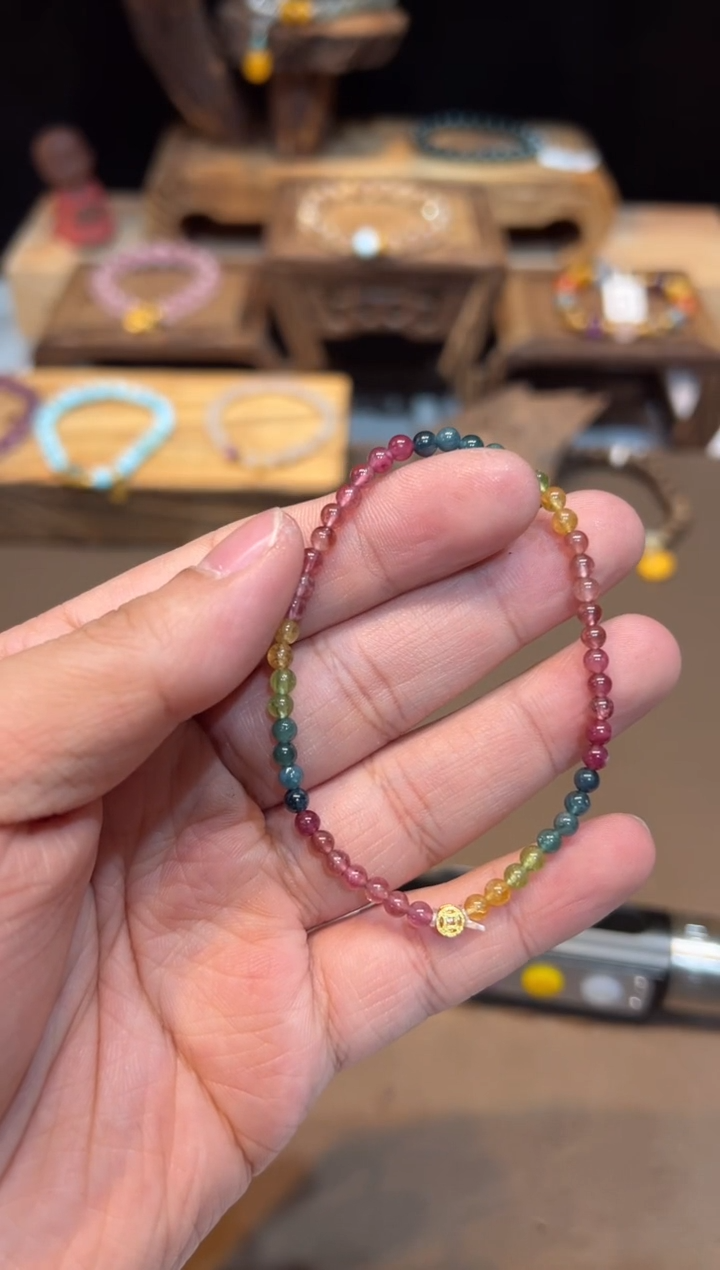 【闪购商品】碧玺手链未镶嵌手饰@@F3475