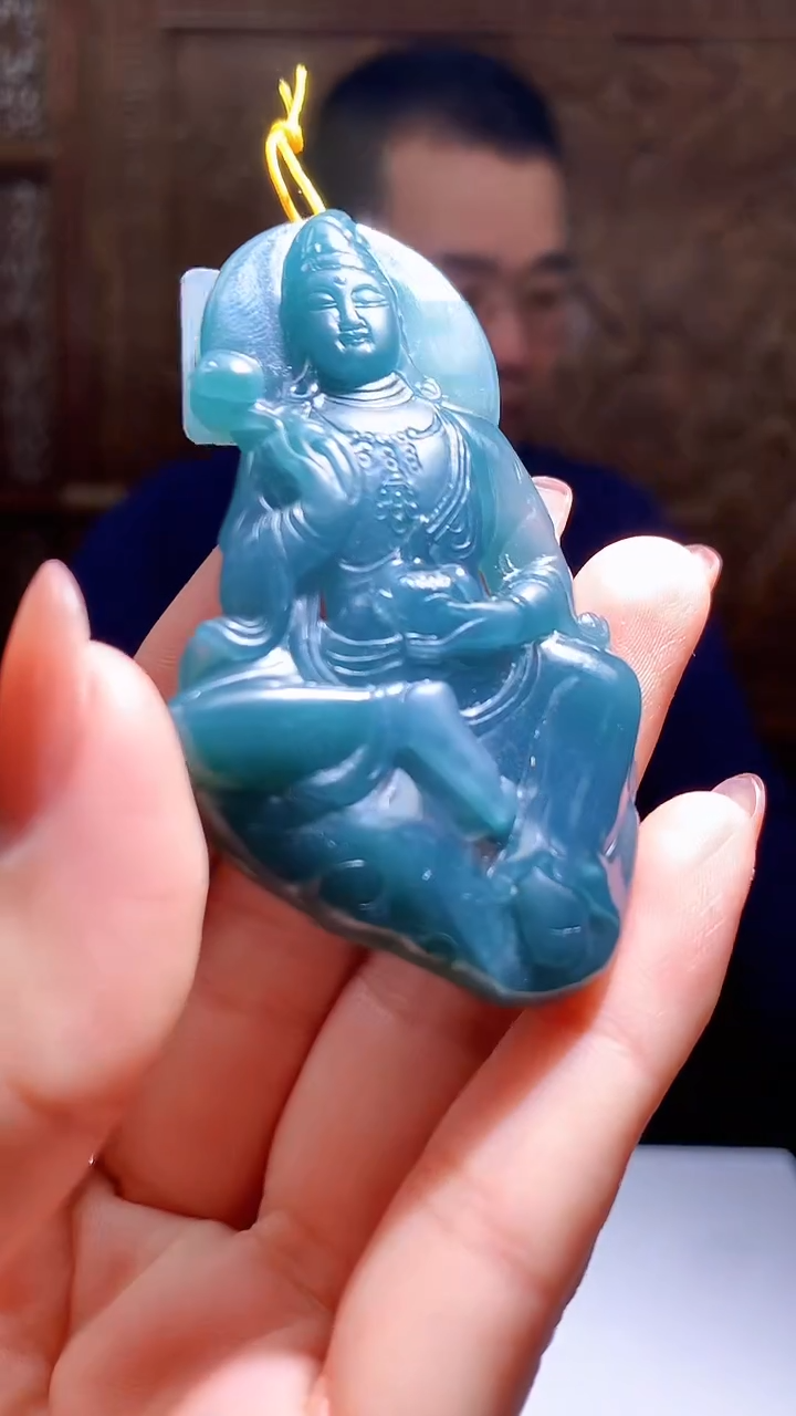 【闪购商品】定制翡翠未镶嵌1060hm-毛货挂件24