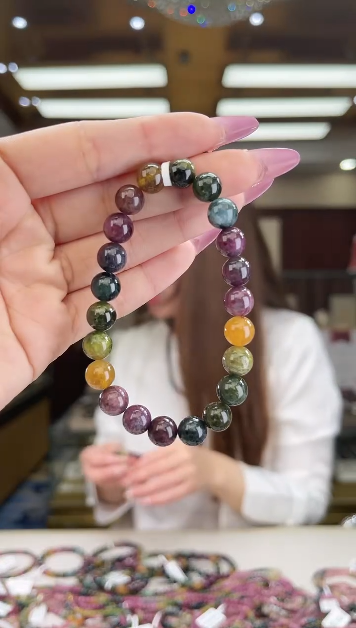 【闪购商品】碧玺/未镶嵌8mm+碧玺单圈10多样性发货