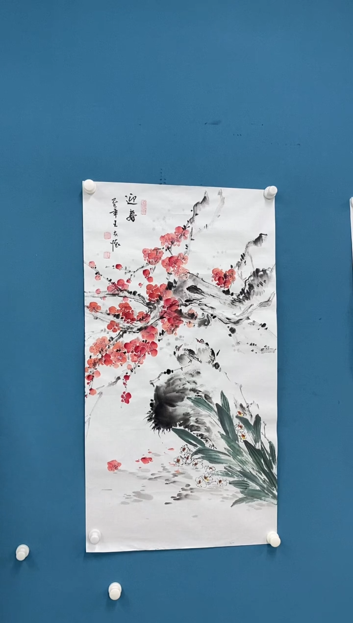 【闪购商品】国画2.10-王夫怀-三尺花鸟33