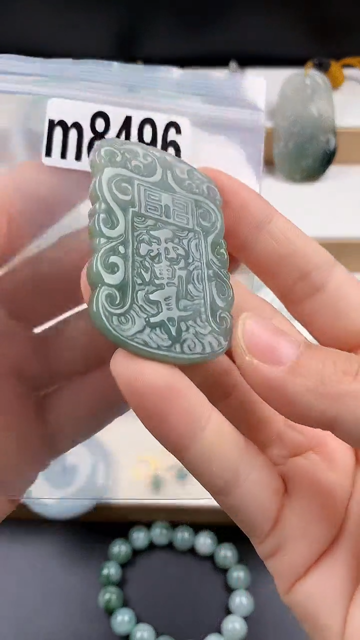 颈饰未镶嵌翡翠天然翡翠吊坠挂件