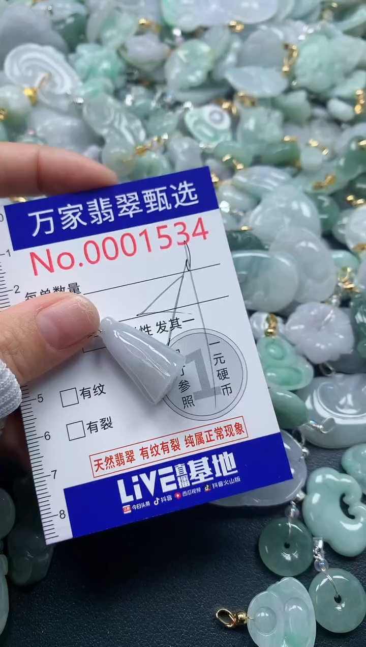 吊坠(不含链)未镶嵌翡翠1534