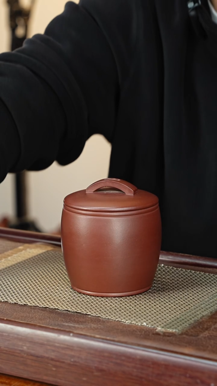 宜兴原矿紫砂茶叶罐